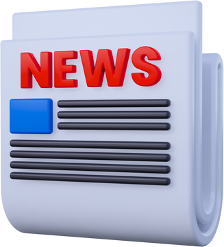 3D Newspaper Icon